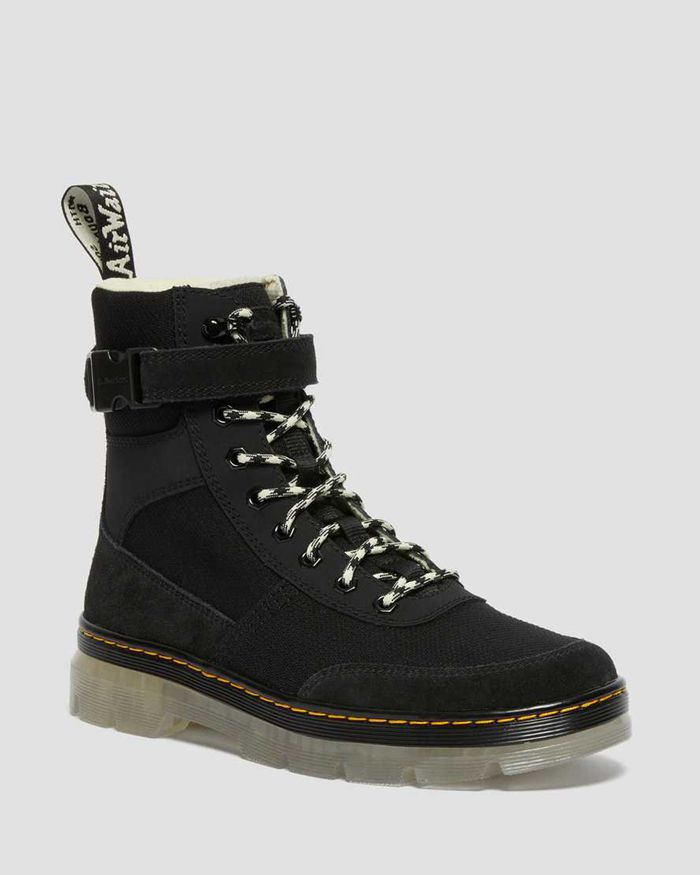 Dr Martens Støvletter Herre Svart Combs Tech Iced 4723ROQEZ